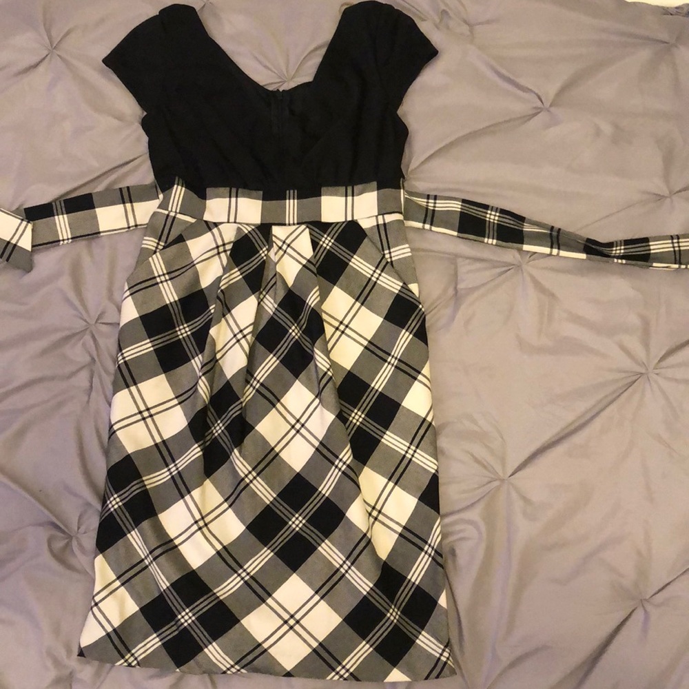 Black and white plaid dress. Never worn!